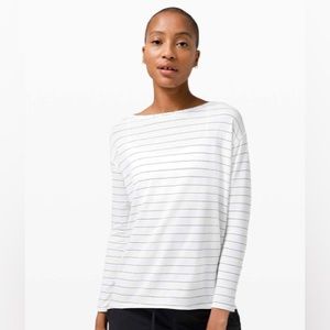NWT Lululemon Back in Action Long Sleeve